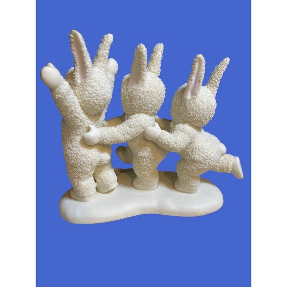 Dept.56 SNOWBUNNIES "Let's Do The Bunny Hop!"  Figurine 1994 - Picture 5 of 10